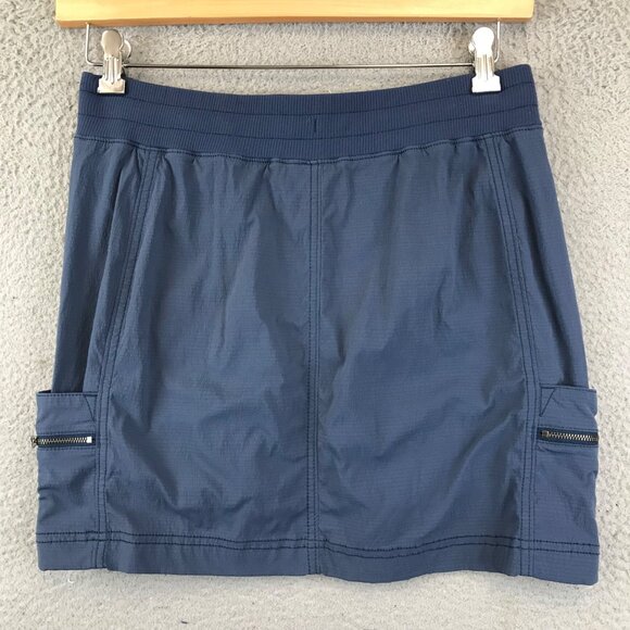 Women's ATHLETA Blue Athletic Activewear Skort W/ Waist Tie & Side Pockets Sz 8 - Picture 2 of 9